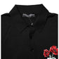 Dolce & Gabbana Black Wool Logo Floral Short Sleeve T-shirt