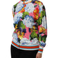 Dolce & Gabbana Multicolor Floral Print Zip Cardigan Jacket