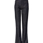 Dolce & Gabbana Dark Blue Cotton Flared Wide Leg Denim Jeans