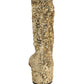 Dolce & Gabbana Gold Sequined Short Boots Stretch Shoes