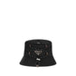 Prada Black Recycled Polyamide Bucket Hat