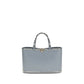 Valentino Garavani Blue Calf Leather Bos Taurus Shoulder Bag