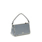 Valentino Garavani Blue Calf Leather Bos Taurus Shoulder Bag
