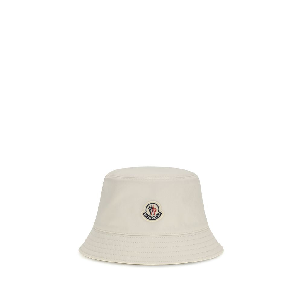 Moncler White Polyester Bucket Hat