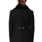 Dolce & Gabbana Black Fur Shawl Neck Wrap Cover Collar Scarf