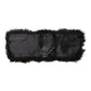 Dolce & Gabbana Black Fur Shoulder Collar Wrap Shawl Scarf