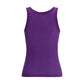 Forte_Forte Purple Wool Oves Aries Sleeveles T-Shirt