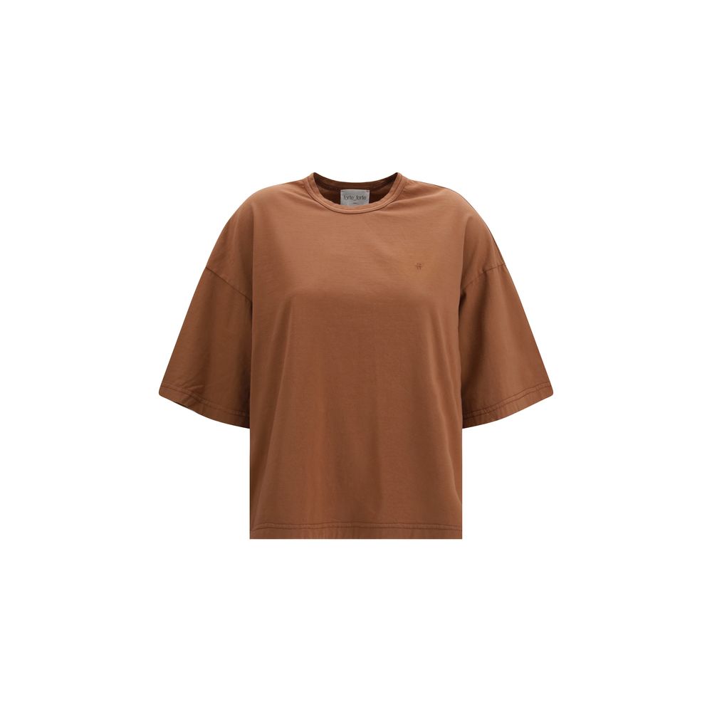 Forte_Forte Multicolor Cotton T-Shirt