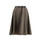 Prada Bicolor Recycled Polyester Midi Skirt
