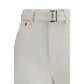 Sacai White Cotton Jeans Denim