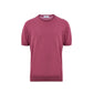 Gran Sasso Purple Cotton T-Shirt