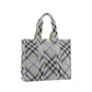 Burberry Gray Fabric Shoulder Bag