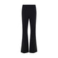 Avenue Montaigne Black Elastane Flared Pants