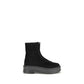 The Row Black Rubber Ankle Boots