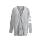 Thom Browne Gray Cotton Cardigan