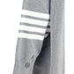 Thom Browne Gray Cotton Cardigan