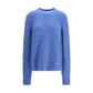 God's True Cashmere Blue Cashmere Sweatshirt