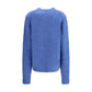 God's True Cashmere Blue Cashmere Sweatshirt