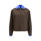 Miu Miu Brown Fleece Wool Bomber