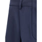 The Latest Blue Polyester Casual Pants
