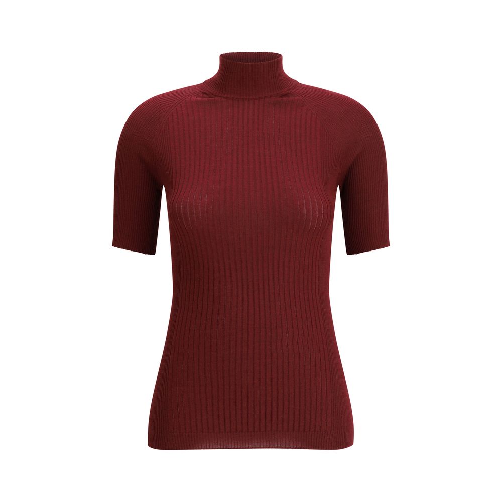 SA SU PHI Bordeaux Cashmere Sweatshirt