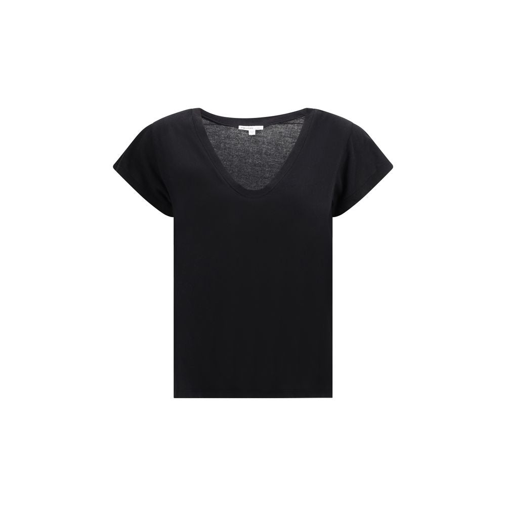 James Perse Black Cotton T-Shirt