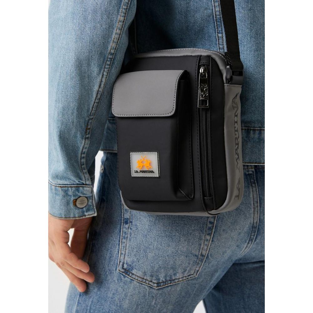 La Martina Bicolor Polyethylene Crossbody Bag