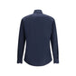 Fendi Blue Cotton Shirt