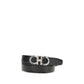 Ferragamo Black Leather Regular Belt