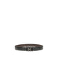 Ferragamo Black Calf Leather Bos Taurus Regular Belt