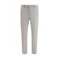 PT Torino Gray Fleece Wool Dress Pants