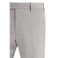 PT Torino Gray Fleece Wool Dress Pants
