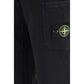 Stone Island Black Cotton Athletic Pants
