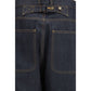 Thom Browne Blue Cotton Relaxed Fit Jeans