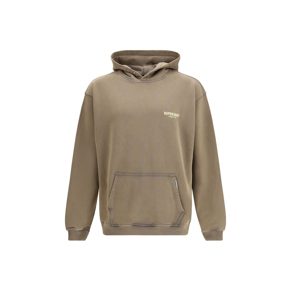 Represent Brown Cotton Sweatshirt