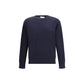 Laneus Blue Cotton Sweatshirt