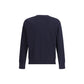 Laneus Blue Cotton Sweatshirt