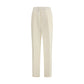 Laneus Beige Viscose Casual Pants
