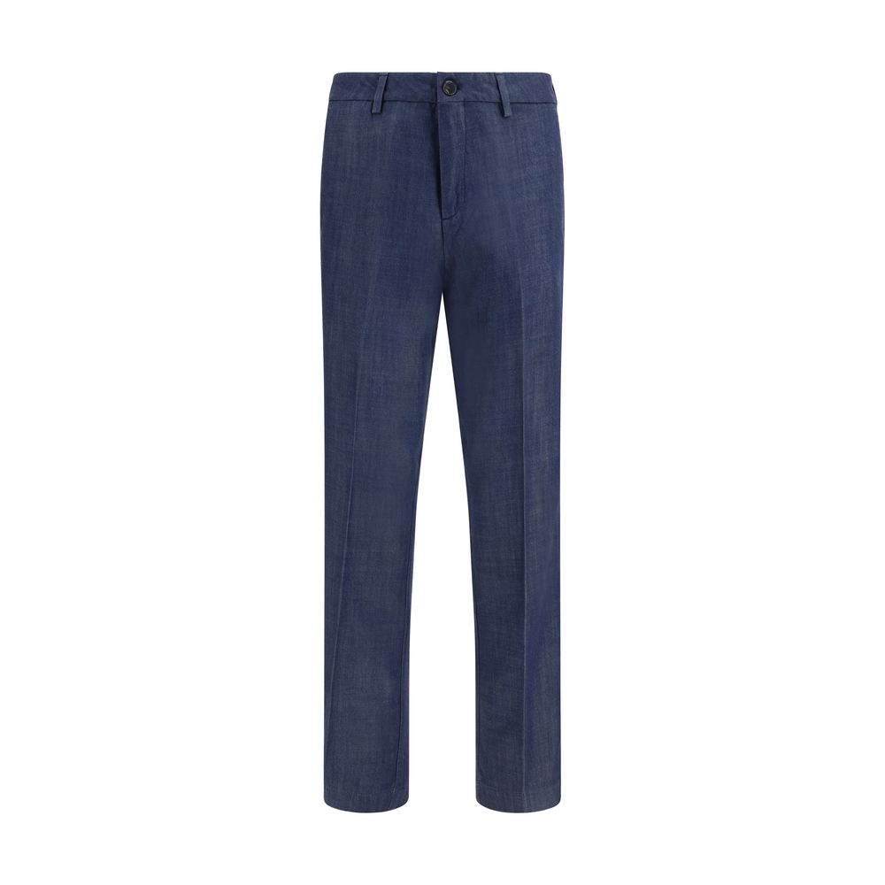 Cruna Blue Tencel Dress Pants