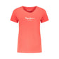 Pepe Jeans Red Cotton Women T-Shirt