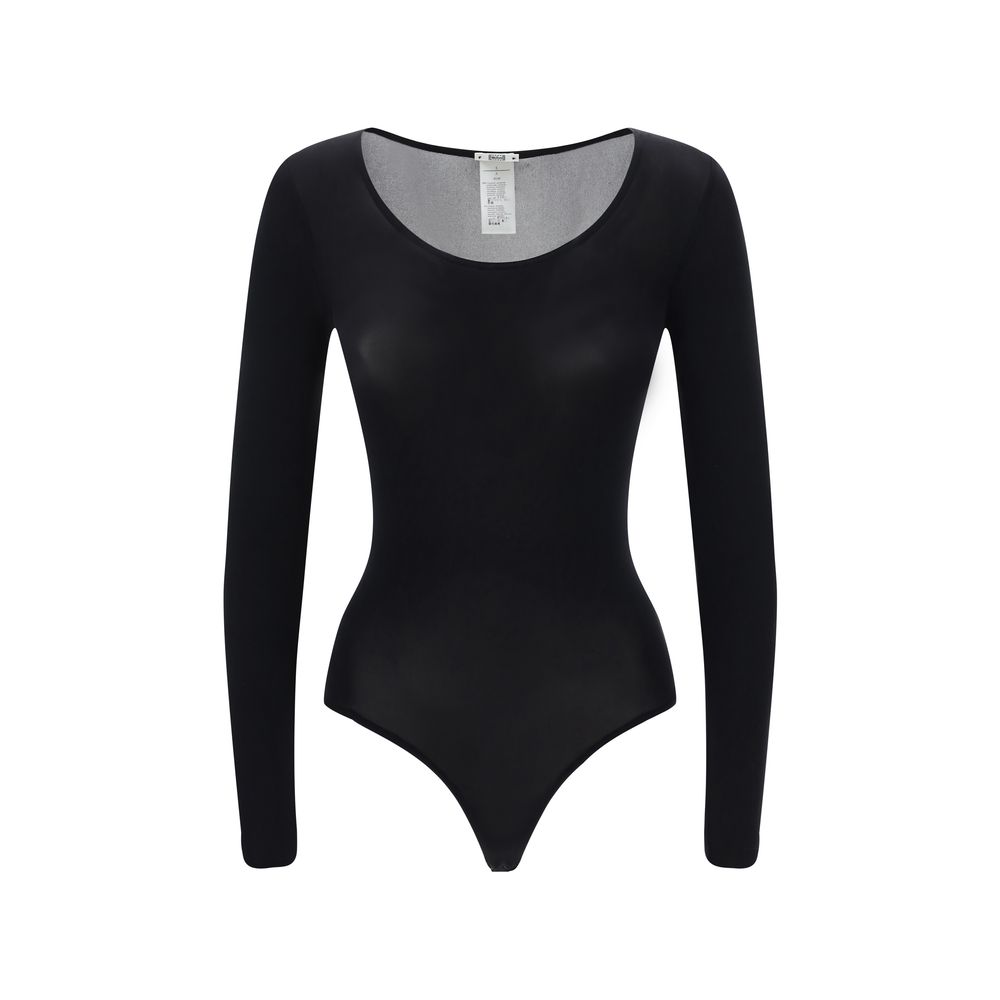 Wolford Black Polyamide Bodysuit