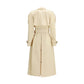 Burberry Beige Polyester Trench Coat