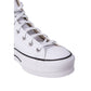 Converse White Polyethylene Platform Sneakers