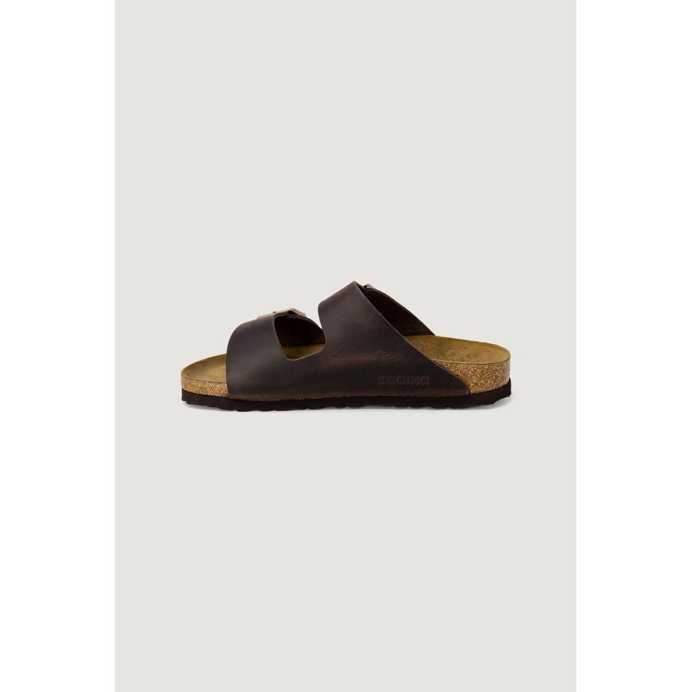 Birkenstock Brown Synthetic Slippers