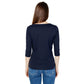 Street One Blue Cotton Long Sleeve T-Shirt