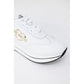 Love Moschino White Leather Low Top Sneakers