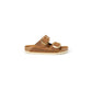 Birkenstock Brown Leather Slippers