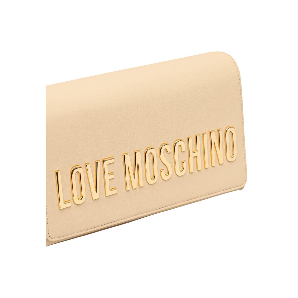 Love Moschino Beige Polyethylene Handbag