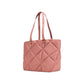 Love Moschino Pink Suede Leather Handbag