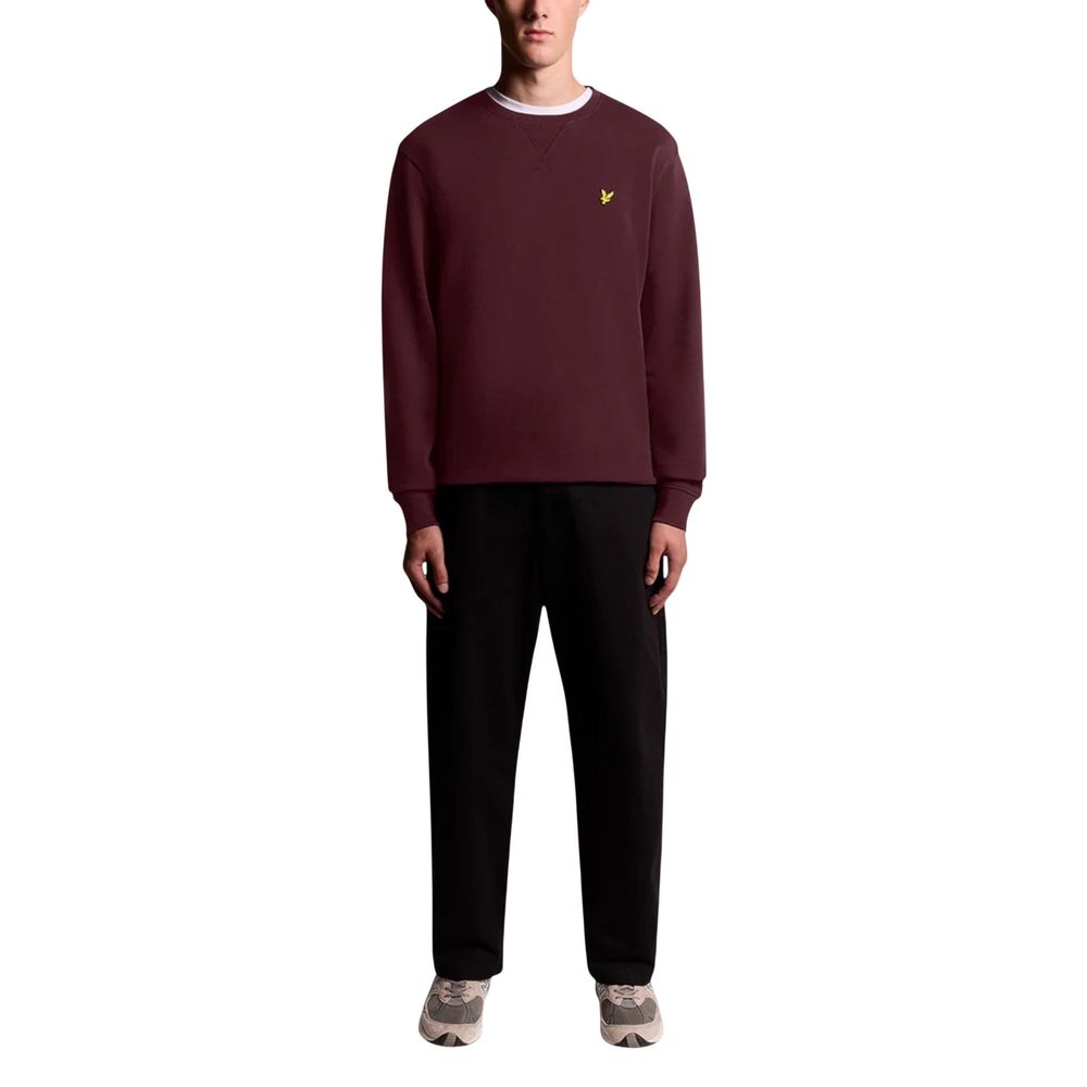 Lyle & Scott Bordeaux Cotton Sweatshirt
